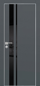 Товар Межкомнатная дверь PX-16  AL кромка с 4-х ст. Графит матовый